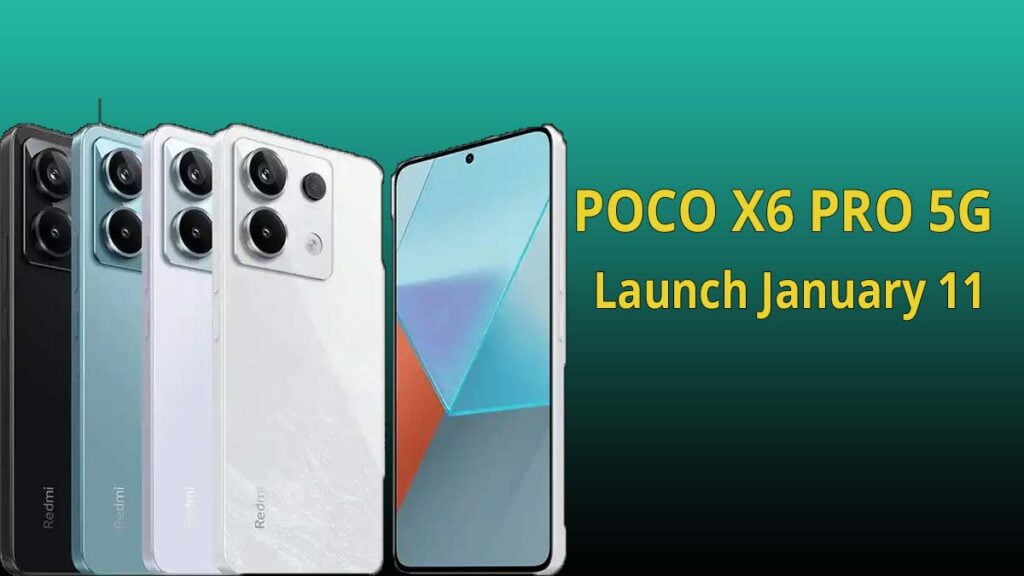 Poco X6 Pro 5G Confirmed to Launch January 11 Xiaomi's HyperOS in India