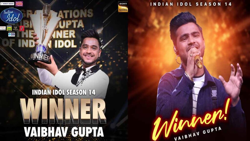 Indian Idol 14 Winner Vaibhav Gupta Win the Trophy, 25 Lakh & New Car